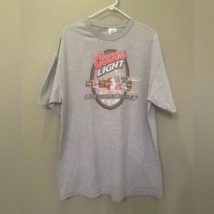 Coors Light Gray Crewneck Short Sleeve T-Shirt Size XL